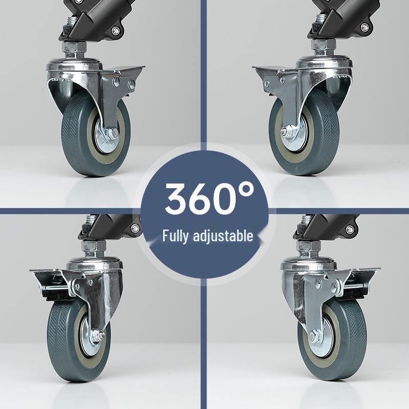Ambitful Zhi Jie Photography Light Stand with Brakes - 22mm Tripod Legs and Universal Caster Wheels