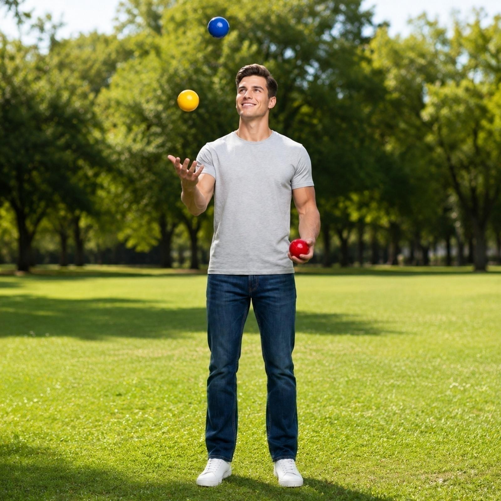 

PU Leather Juggling Balls Set with Mesh Carry Bag Durable Soft Filled Bean Bags for Skill Practice and Recreational Use One Size