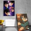 1pc Detective Conan Japanese Self-adhesive Art Poster Waterproof Paper Sticker Coffee House Bar Room Wall Decor