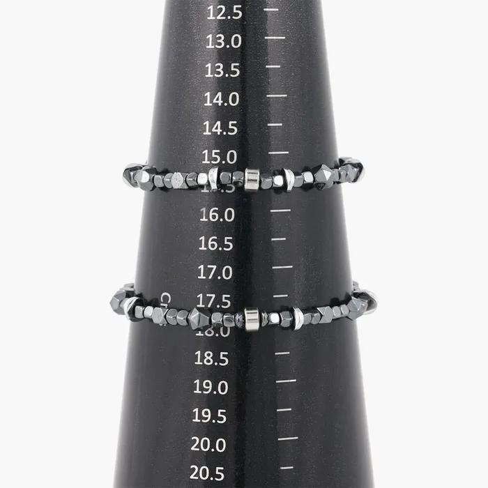 Multi Hematite Mix Gemstone Bracelet (C2503AC1277_SV)
