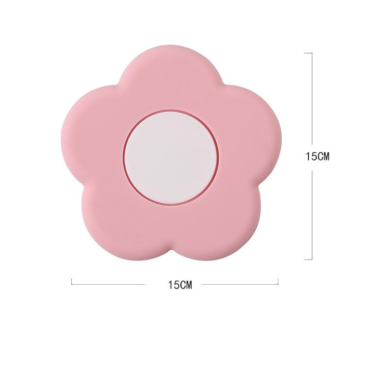Flower Silicone Coasters Creative Cute Desktop Tea Coaster Heat-resistant Waterproof Mats Home Placemats Things for The Kitchen