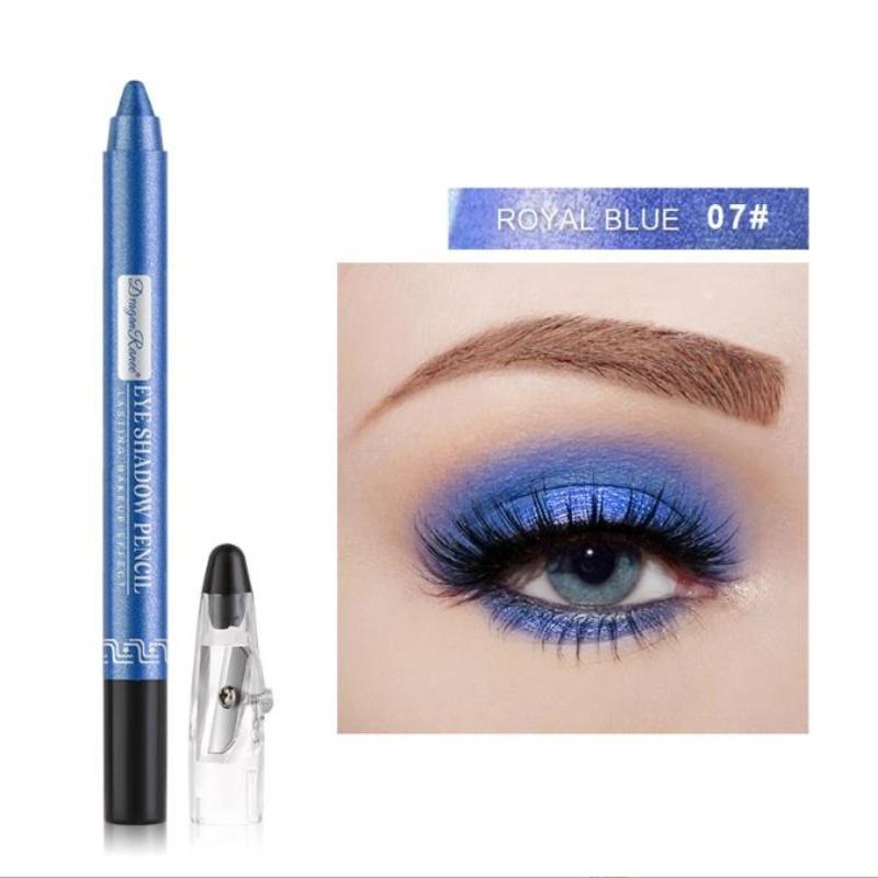 12 Colors Eye Pencil Beauty Pro Highlighter Eyeshadow Pencil Cosmetic Glitter Brighten Shimmer Eye Shadow Eyeliner Pen