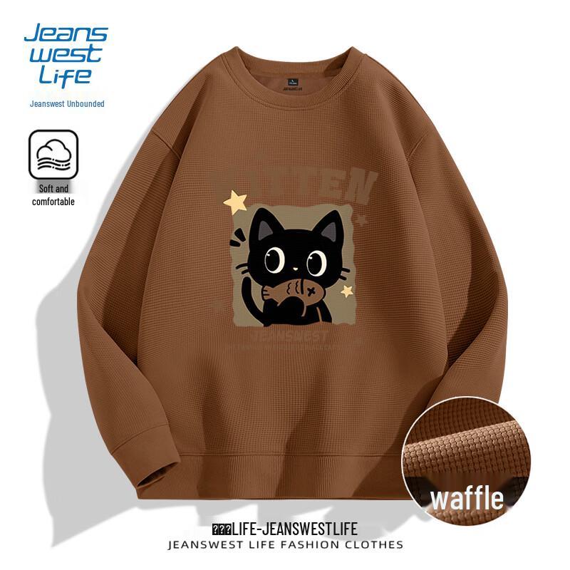 Jeanswest Herren Schweres Rundhals-Sweatshirt