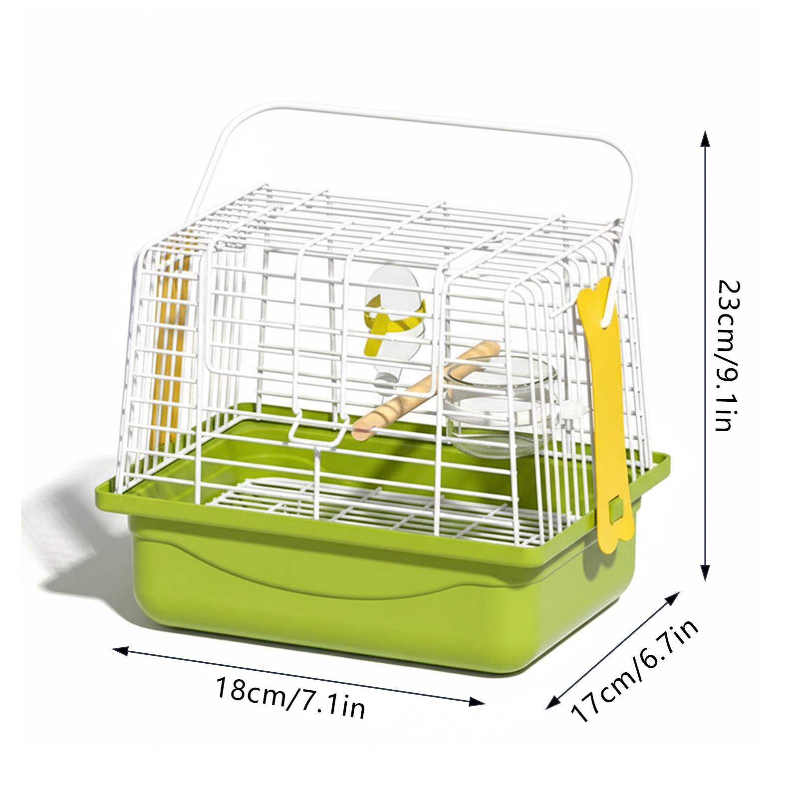 

Bird Transport Cage Portable Double Shoulder Bird Carrier Bag Parrot Standing Stick For Outgoing Travel Lovebirds Bird Supplies