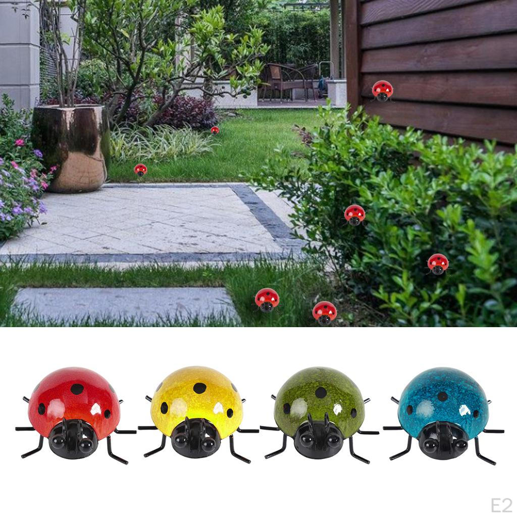 Wiszące Dekoracyjne Biedronki Ogród Podwórko Ściana Drzewo Ornament Dom 0cm