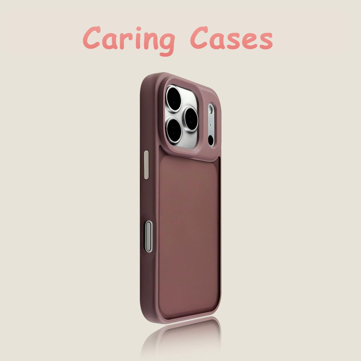 

For iPhone 17 Pro Max Case Deep Pink Matte Large Cutout Metal Lens Frame Shockproof Premium Cover with iPhone 16 15 14 13 12 11 iPhone 14 глибокий рожевий колір