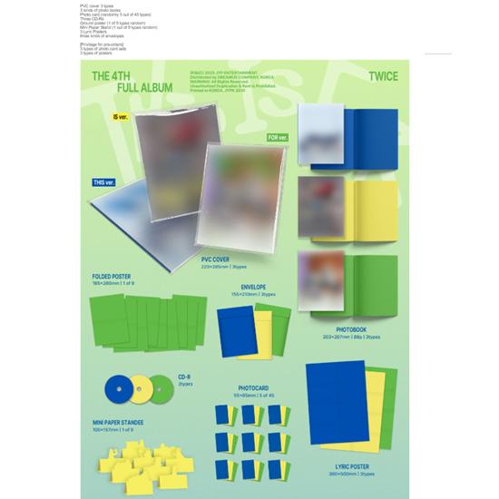 TWICE 4º ISTO É PARA (ESTE ver. / IS ver. / PARA ver.) - Data de lançamento 2025-07-11