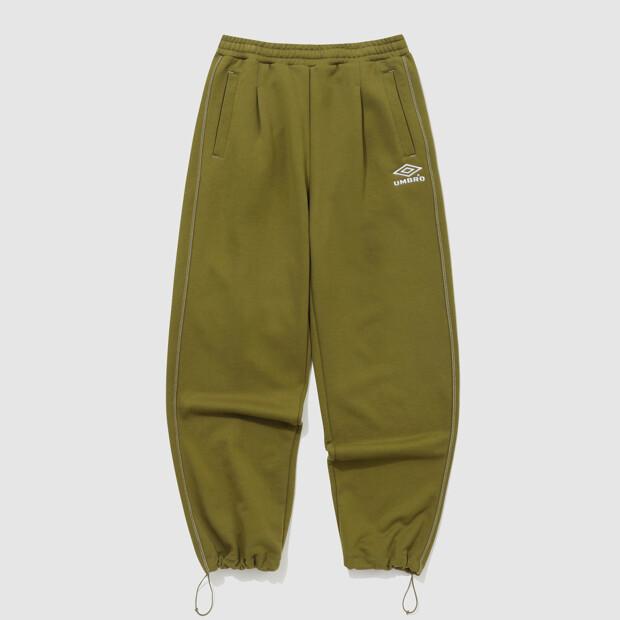 UMBRO Crispy Taslan Wide Straight Sweatpants Green (Uq321Cfp91) (A Type)