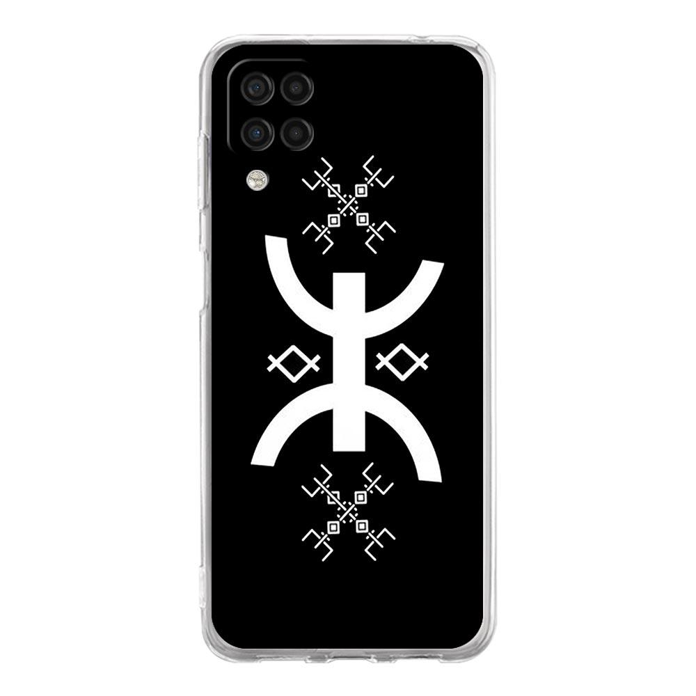 Phone Case for Samsung A13 A15 A25 A51 A71 A21S A11 A12 A31 A52 A41 A23 A53 A73 A32 5G A03S A05s Cover Amazigh Berber Flag