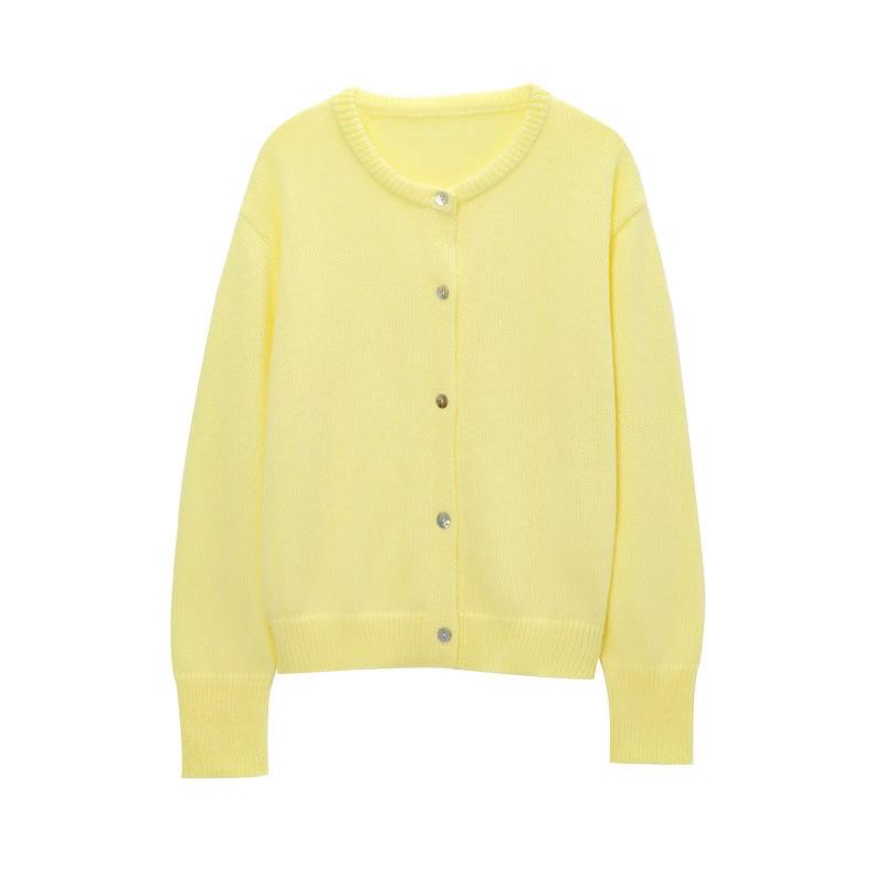 Autumn European & American Women's Street Fashion Knitted Cardigan
