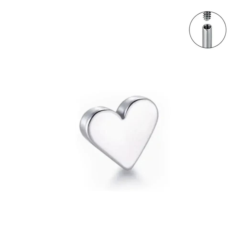 10Pz F136 Titanio Stella Luna Micro Anchoria Dermica Piercing Top Skin Diver Superficiale Labret Lingua Sopracciglio Piercing Gioielli per il Corpo