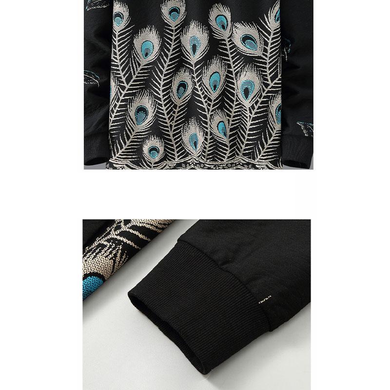 Sudadera con Capucha para Hombre de Tallas Grandes con Estampado Animal, Cardigan Suéter Casual para Personas con sobrepeso 4XL-11XL