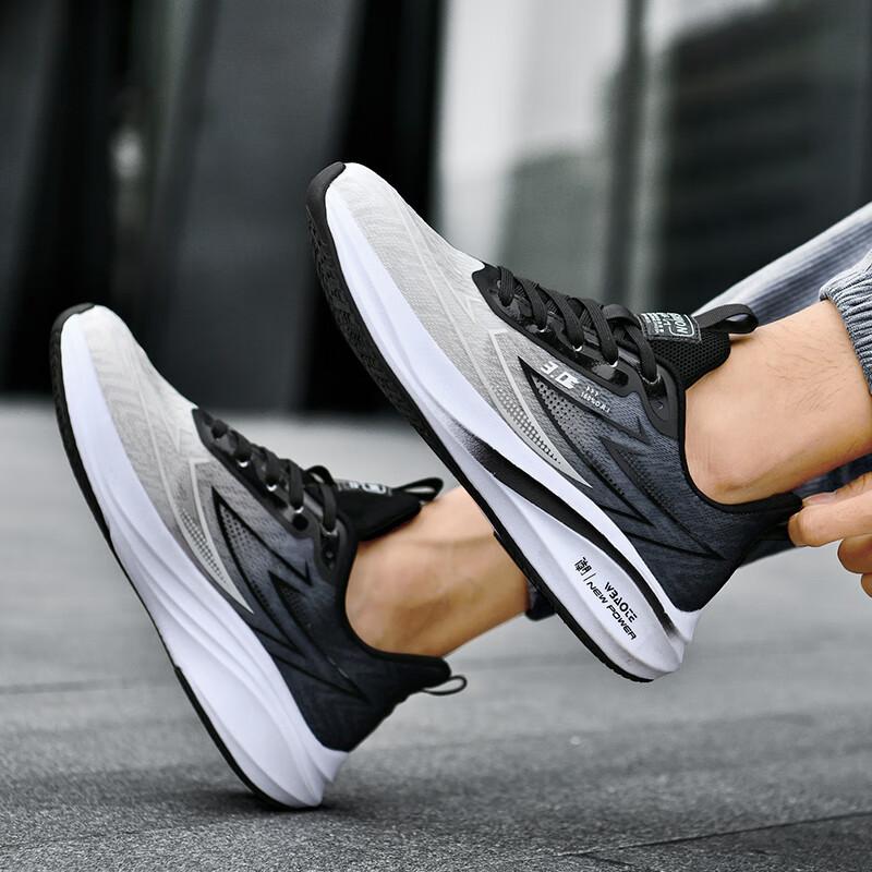 Putian men's shoes 2025 new carbon plate breathable soft-soled sports shoes shock-absorbing sports biological test running shoes women's running shoes