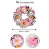 1PCS  Fall Wreath With Pumpkins & Silk Flowers Fall Wreath 17.72 Inch Fall Wreath With Pumpkins & Silk Flowers For Autumn Decor