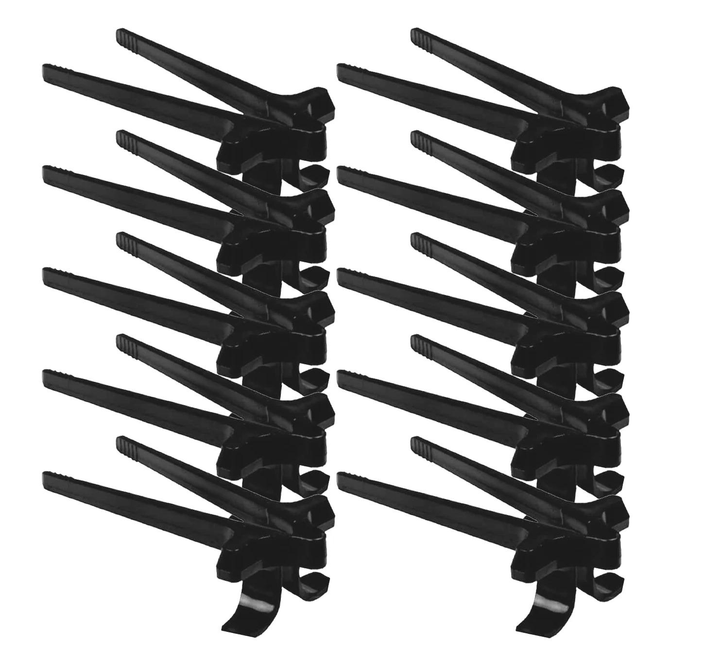 

Набор из 5/10 предметов, палочки для еды свободными руками, палочки для еды на пальцах, зажим для ленивого помощника, кольца для закусок, не грязные кольца для рук, аксессуар, кухонный инструмент 10PCS чёрный