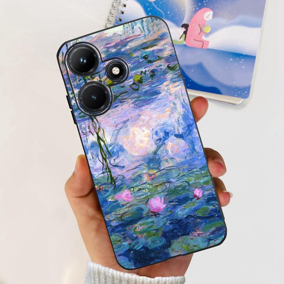 Cute Phone Case For Infinix Hot 30i Hot30 30 Play NFC 2023 Soft Silicone TPU Back Cover For Infinix Hot30i Hot 30 30Play