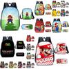 New Arrival Mario Cartoon Backpack For Elementary And Middle School Students Lunch Bag And Pencil Case Included