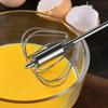 Semi-automatic Stainless Steel Hand Mixer for Eggs, Coffee and Milk