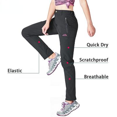 Dames Wandelbroek Zomer Sneldrogend Outdoor Camping Klimmen Trekkingbroek Dames Waterdichte bergbroek Ripstop