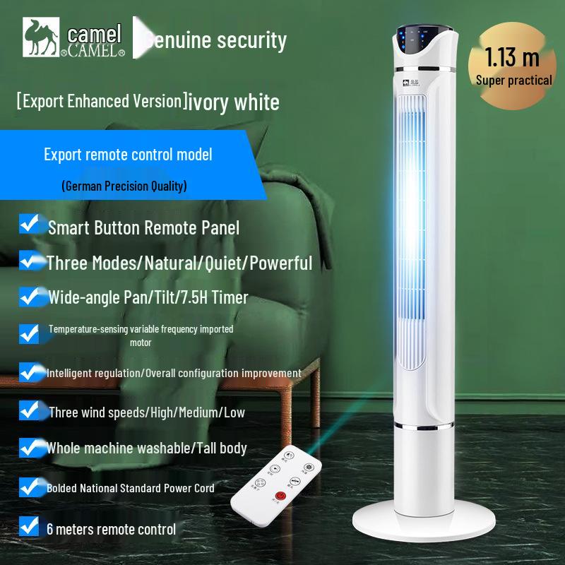Bladeless Oscillating Tower Fan with Voice Control