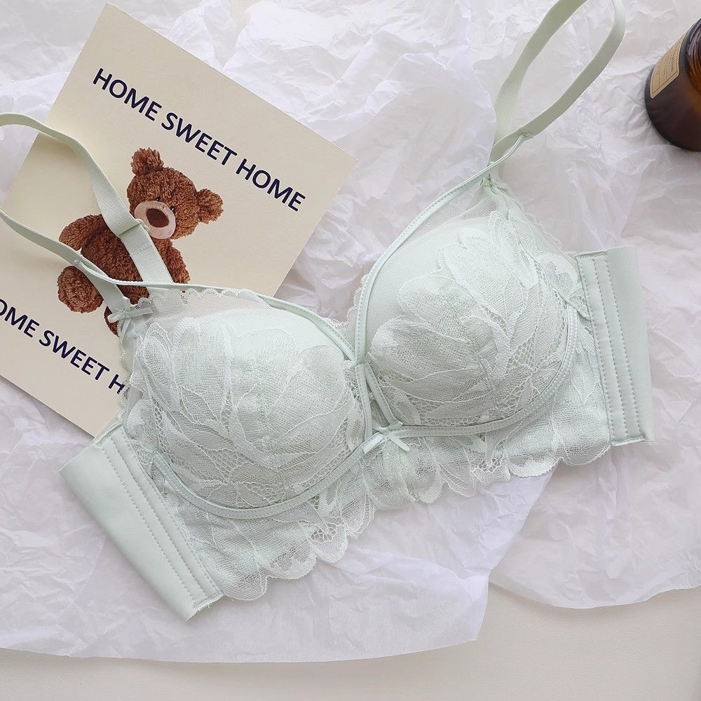 

Sexy Lace Push Up Bras For Women Bras With Pad Underwear Deep V Bras 34/75AB