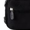 FILA Fashion Casual Lamb Fleece Backpack Regular Kids backpack Black K18B143122FNV