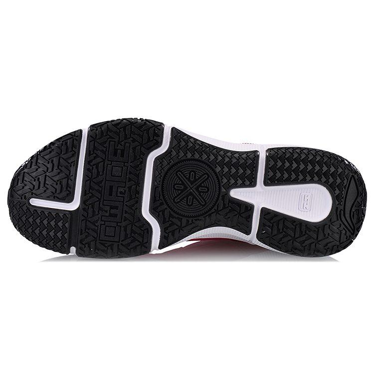 Li Ning Full Court Basketball Shoes Unisex Mid Top Red/Black ABCN017-5