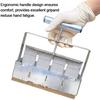 Cell Soil Block Maker 4-Cell/8-Cell Aluminum Alloy Soil Block Mold Manual Soil Blocking Tool