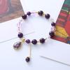 Natural Amethyst Bracelet  Bangles Women Fashion Jewelry Accessories Gift