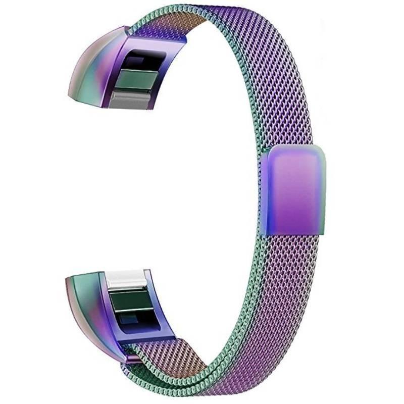 Elegant Metal Mesh Milanese Loop Band For Fitbit Alta Magnetic Stainless Steel Strap