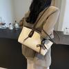 Retro PU Leather Shoulder Bags for Women Fall Winter Trend Female Purses Handbags High Quality Tote Underarm Bag with Pendant
