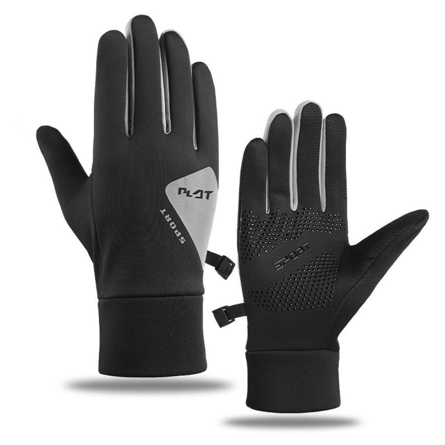 

Waterproof Winter Touchscreen Gloves, Anti-Slip Thermal Gloves for Men Women Outdoor Sports L чёрный