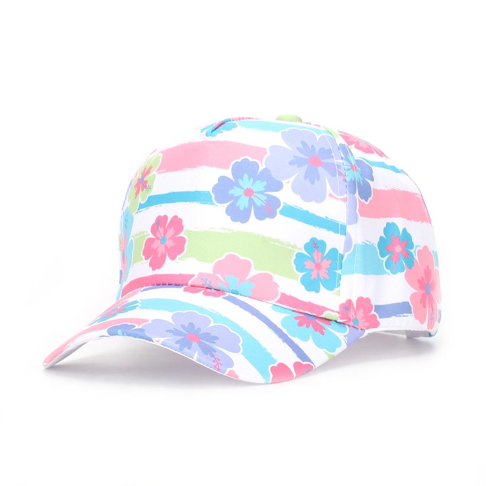 Dinosaur & Butterfly Digital Print Children's Sun Protection Baseball Caps