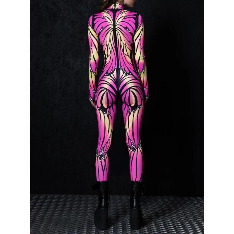3D-Digitaldruck Bühnenkostüme für Erwachsene, Halloween-Events, Karneval, Mottoparty, Cosplay-Outfit, Pretend Game-Overall