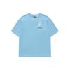 Fila Fusion Colorful Letter Logo Round Neck Short Sleeve Drop Shoulder T-Shirt Unisex T-Shirt Daffodil-Blue T11U216103F-LB