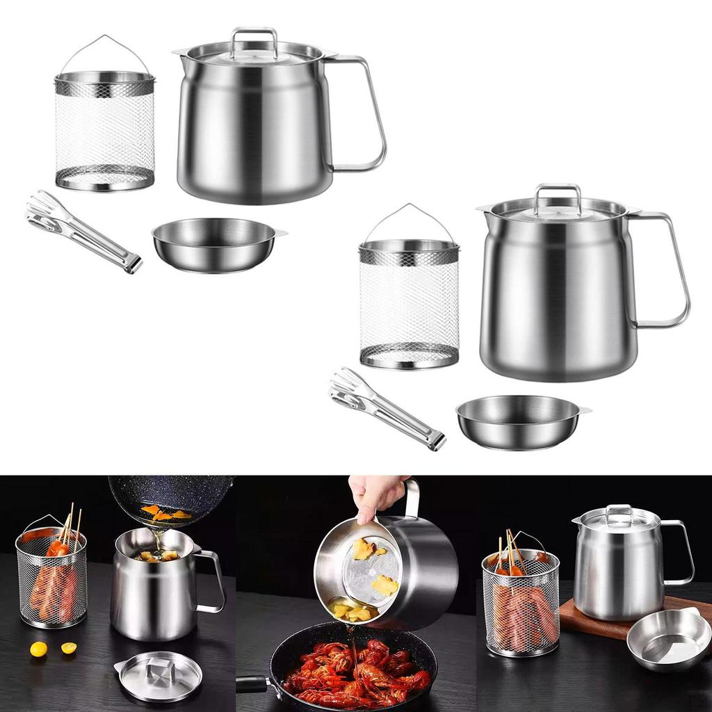 Deep Fryer , Versatile Container with Handle