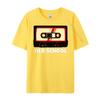 Old School Cassette Music Tape Unisex T Shirts High Quality T Shirt Graphic Cotton Short Sleeve Mother's Day