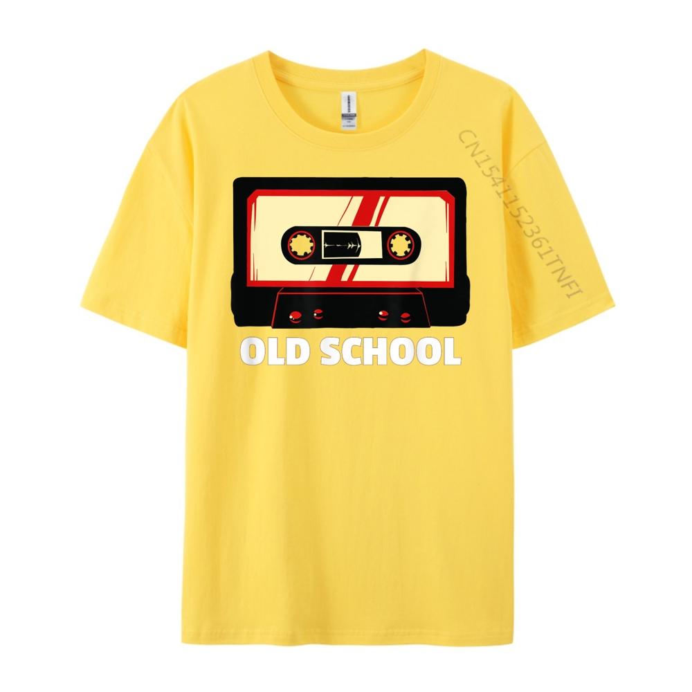 Old School Cassette Music Tape Unisex T Shirts High Quality T Shirt Graphic Cotton Short Sleeve Mother's Day