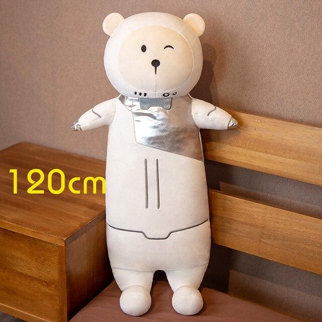 1 stück Niedliche Raum Astronaut Plüschtiere Schöne Raumfahrt Bär Puppen Angefüllte Weiche Tierspielzeug Kissen Für Kinder Jungen Baby Geschenke