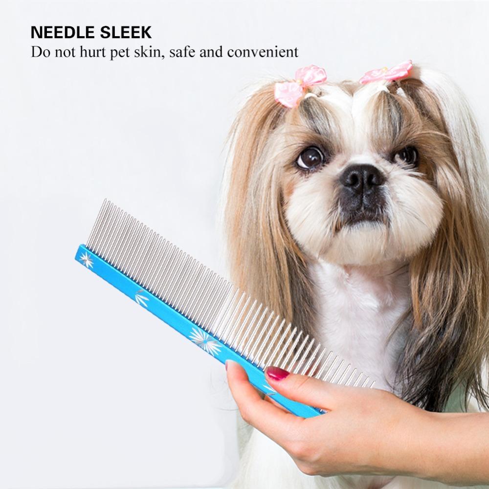 Dense Teeth Dog Comb Wide Teeth Cat Comb Skin Friendly Pet Comb Pet Grooming