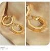 18K Gold Plated Geometric Polygon Earrings - Elegant & Versatile Design
