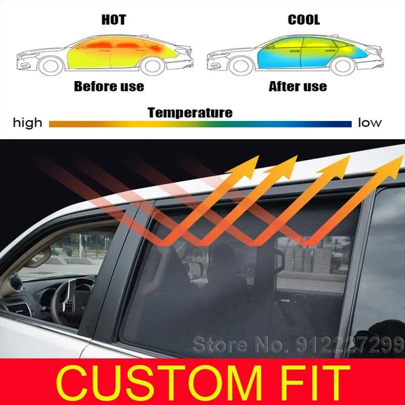 Magnetic Car Sunshade For Kia Seltos SP2 -2025 Front Shield Window Windshield Rear Side Window Curtain Sun Shade Visor