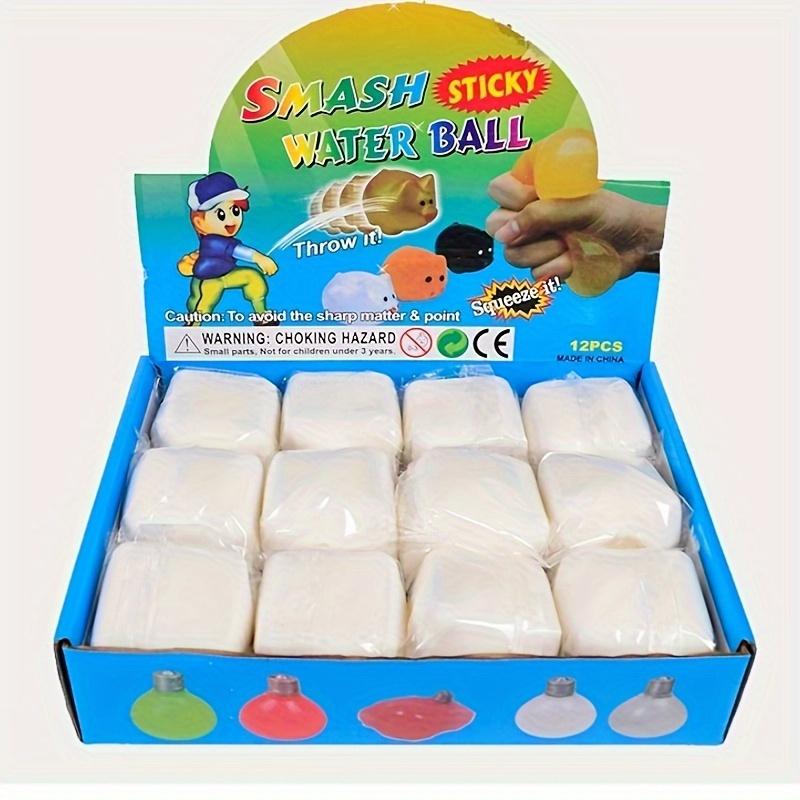 Squishy Tofu Stress Balls Autism Sensory Toys Stress & Anxiety Relief Fidget Toys Dough Water Ball Gifts Bulk For Adults Kids