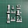 1/35 Resin Unpainted Model Kit, Military Theme, Soviet Tank Crew (3 People) Unassembled and Unpainted GK, 1568R