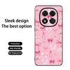 Bow Cute Pink Design Ins Girl Phone Case For Redmi Note 14 13 12 11 Pro Plus S 5G 14C A3 Soft Black Phone Cover