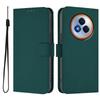 For Realme Narzo 80 Pro 5G Case Solid Color Wallet Leather Phone Cover with Strap