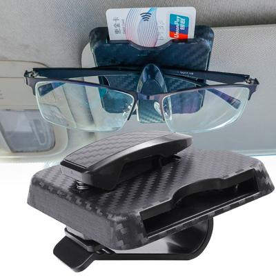 Autobrillen-Softclips, Sonnenblende, Brillenbox, universeller Sonnenbrillenclip, Kartenhalter, Tickethalter, Verschluss, Stiftetui, Brillenzubehör