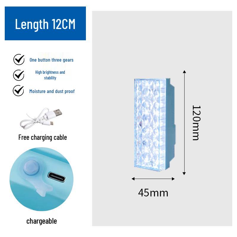 

Сверхъяркая светодиодная лента с трехуровневым диммированием – Идеально подходит для дома, общежития, кемпинга и энергосбережения Three-Level Dimming with Charging Cable