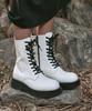 Shoehi Bianca Lace-Up Worker Boots B1515 (3 Colors)