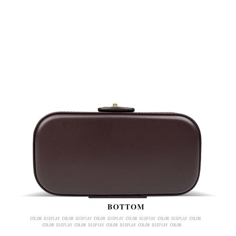 Popular graffiti color blocking box bucket bag, high-end and niche handbag, single shoulder crossbody women's small bag